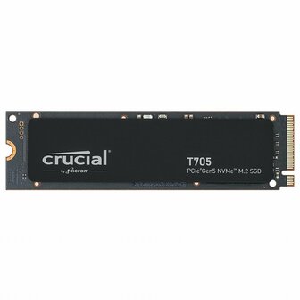 Crucial T705 | 1TB NVMe SSD | M.2 Gen5 | 13.600 MB/s Lezen | 10.200 MB/s Schrijven