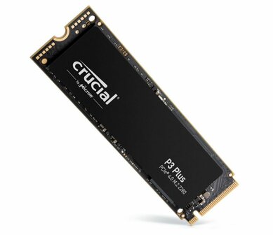 Crucial P3 Plus | 500 GB NVMe SSD | M.2 Gen4 | 4.700 MB/s Lezen | 1.900 MB/s Schrijven