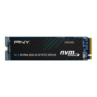 PNY CS1030 | 1TB NVMe SSD | M.2 Gen3 | 3D NAND Flash | 2.100 MB/s Lezen | 1.900 MB/s Schrijven