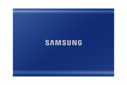 Samsung T7 | Externe SSD | 2TB | USB 3.2 Gen2 | 1.050MB/s Lezen | 1.000MB/s Schrijven | Blauw
