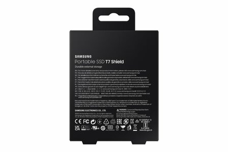 Samsung T7 Shield 4TB Portable SSD | 1.050MB/s | Zwart