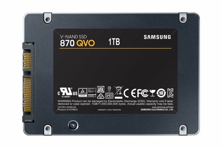 Samsung 870 QVO | 1TB SATA SSD | 2.5'' | 560MB/s Read | 530MB/s Write