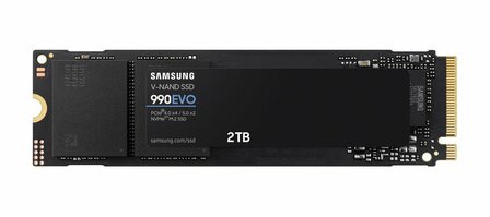 Samsung 990 EVO | 2TB NVMe SSD | M.2 | Gen4 | 5.000MB/s Lezen | 4.200MB/s Schrijven