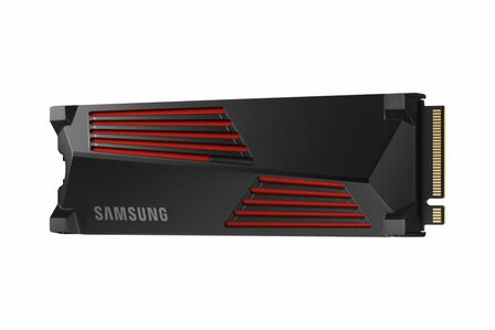 Samsung 990 PRO | 1TB NVMe SSD | M.2 | Gen4 | 7.450MB/s Lezen | 6.900MB/s Schrijven | Heatsink