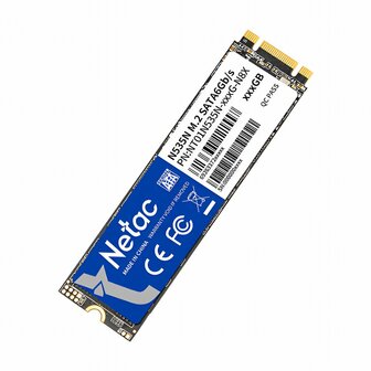 Netac | 128GB SATA SSD | mSATA | 530MB/s | BULK