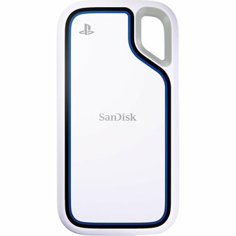 SanDisk Extreme PRO Portable (SDSSDE62P-2T00-G25) | Externe SSD | 2TB | USB-C 3.2 Gen2 | 2000 MB/s | Wit