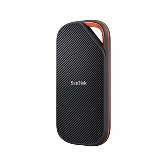 SanDisk Extreme PRO | Externe SSD | 4TB | USB-C / Thunderbolt | USB4 Gen3x2 | 3800 MB/s | Zwart Oranje