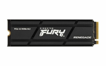 Kingston Fury Renegade | 2TB NVMe SSD | M.2 | Gen4 | 7.300MB/s Lezen | 7.000MB/s Schrijven | Heatsink