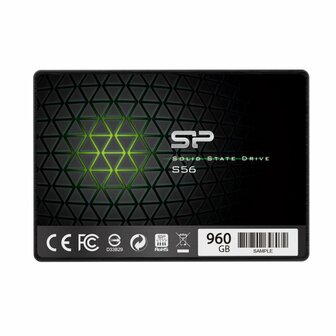 Silicon Power Slim S56 | 120 GB SATA SSD | 2,5&Prime; | 560 MB/s Lezen | 530 MB/s Schrijven