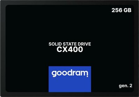 Goodram CX400 | 256GB SATA SSD | 2.5'' | 550MB/s Lezen | 480MB/s Schrijven