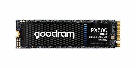 Goodram PX500 | 512GB NVMe SSD | M.2 Gen3 | 3.200MB/s Lezen | 2.400MB/s Schrijven
