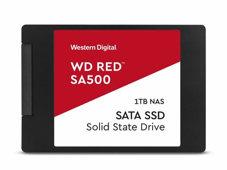 Western Digital Red SA500 | 1TB SATA SSD | 2.5'' | 560MB/s Lezen | 530MB/s Schrijven