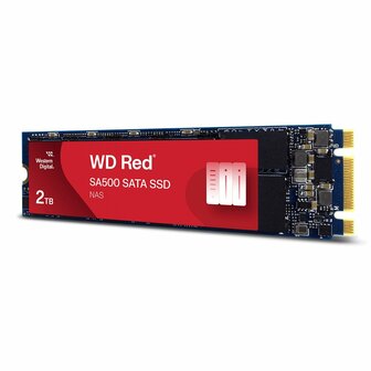 Western Digital Red SA500 | 2TB SATA SSD | M.2 | 560MB/s Lezen | 530MB/s Schrijven