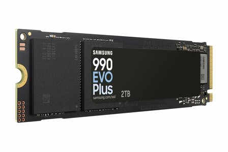 Samsung 990 EVO Plus | 2TB NVMe SSD | M.2 Gen4 | 7.250MB/s Lezen | 6.300MB/s Schrijven