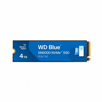 Western Digital Blue SN5000 | 4TB NVMe SSD | M.2 Gen4 | 5.500MB/s Lezen | 5.000MB/s Schrijven