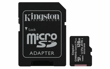 Kingston Canvas Select Plus | MicroSDXC | 128GB | Class 10 | UHS-I U1