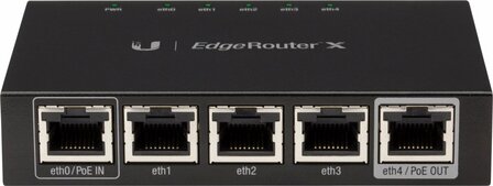 Ubiquiti Networks ER-X-SFP bedrade router Zwart