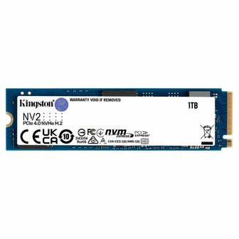 Kingston NV2 | 1TB NVMe SSD | M.2 Gen4 | 3.500MB/s Lezen | 2.100MB/s Schrijven