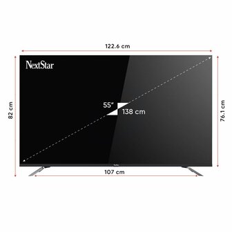 NextStar YE-55IDG11 55&Prime; 4K Ultra HD MiniLED Google TV