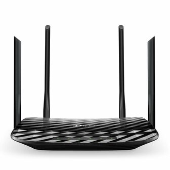 TP-LINK Archer C6 | Draadloze Router | AC1200 Dual-band (2,4 GHz / 5 GHz) | Gigabit Ethernet | Zwart