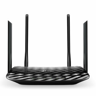 TP-LINK Archer C6 | Draadloze Router | AC1200 Dual-band (2,4 GHz / 5 GHz) | Gigabit Ethernet | Zwart