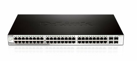 D-Link DGS-1210-52 netwerk-switch Managed L2 Gigabit Ethernet (10/100/1000) 1U Zwart