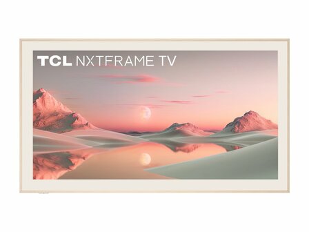 TCL NXTFRAME 55A300PRO | 55" 4K Ultra HD QLED Smart TV | Google TV | Inclusief Soundbar &amp; Subwoofer | Dolby Vision IQ | 120Hz