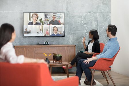 Logitech MeetUp Conferentiecamera | 4K Ultra HD | 120&deg; Kijkhoek | 5x Zoom | Bluetooth | USB