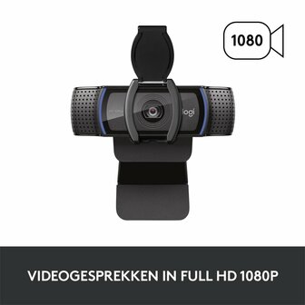 Logitech C920s PRO | 1080p 30FPS USB Webcam met Microfoon