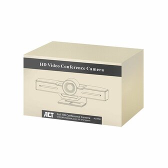 ACT AC7990 Full HD Conferentiecamera | 105&deg; Kijkhoek | 2 Microfoons | USB | EPTZ
