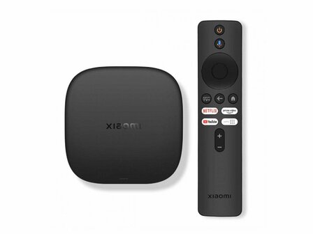 Xiaomi TV Box S (3rd Gen) | 4K UHD met Dolby Vision | Google TV | 32 GB Opslag | Wi-Fi 6 en Bluetooth | Zwart
