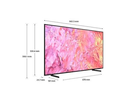 Samsung QE43Q60CAU | 43'' Ultra HD 4K | QLED Smart TV | Wifi | Tizen | Local Dimming | HDR10+ | 50Hz