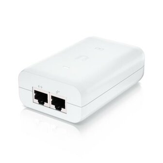 Ubiquiti Networks U-POE-AT | PoE Adapter &amp; Injector | 48V | 30W | Gigabit Ethernet | IEEE 802.3at