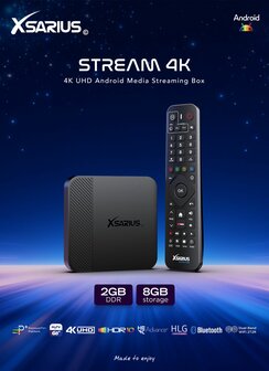Xsarius STREAM 4K UHD Android Media Streaming Box