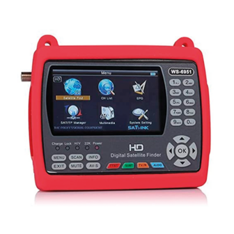 Satlink WS-6951 HD Satelliet meter DVB-S &amp; DVB-S2  4K UHD