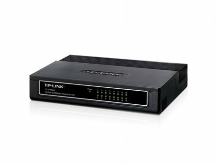TP-LINK TL-SF1016D Unmanaged Fast Ethernet (10/100) Wit
