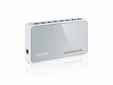 TP-Link TL-SF1008D | 8-Poorts 10/100 Mbps Desktop Switch | Unmanaged