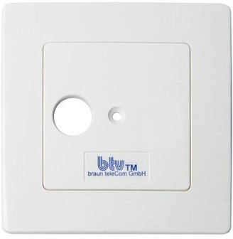 Braun Telecom BTV01-UPC enkelgats einddoos incl. afdekplaat
