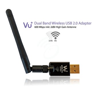 VU+ Dual Band 600Mbps Draadloze USB 2.0 adapter