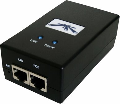 Ubiquiti Networks POE-24-12W | PoE Adapter &amp; Injector | 24V | 12W | Fast Ethernet