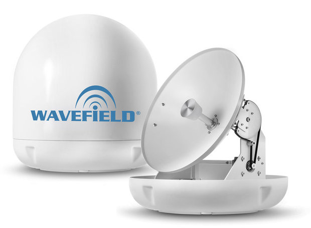 Wavefield WM-T45 Marine Dome Twin Antenna TVRO