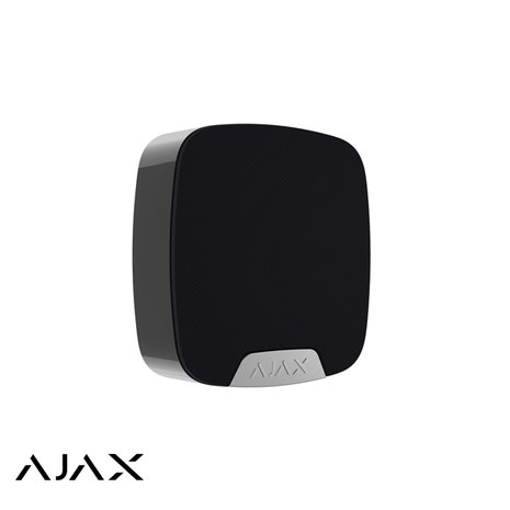 Ajax HomeSiren, zwart, draadloze binnensirene