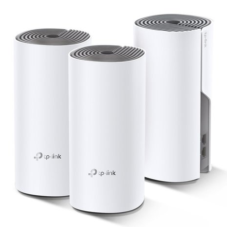 TP-Link Deco E4 (3-pack) | Dual-band WiFi 5 Mesh Router | Fast Ethernet | AC1200