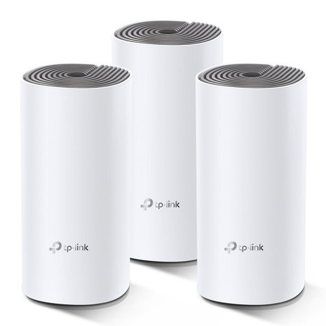 TP-Link Deco E4 (3-pack) | Dual-band WiFi 5 Mesh Router | Fast Ethernet | AC1200