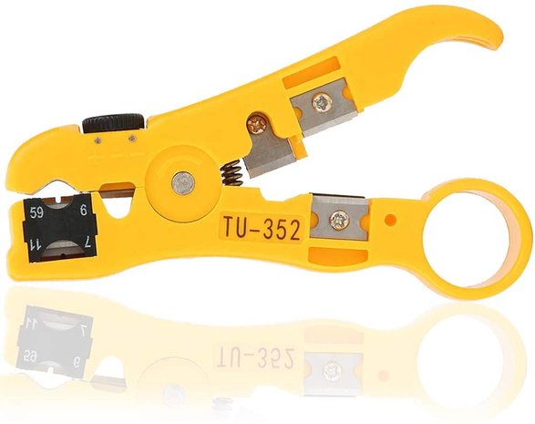 Coax en UTP kabel stripper 