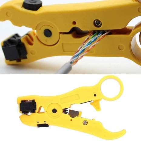 Coax en UTP kabel stripper 