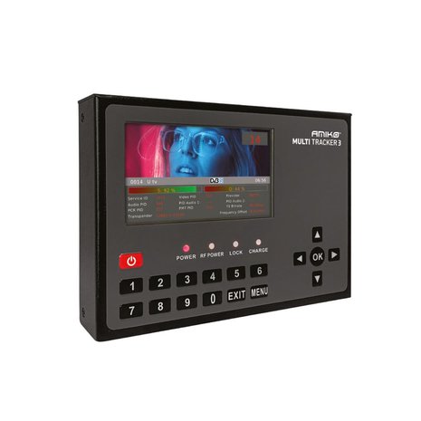Amiko Multitracker 3 Professional Hybrid DVB Meter 5" Colour Display