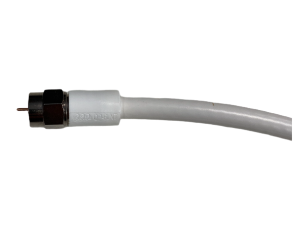 Coaxkabel met waterdichte compressie connectoren