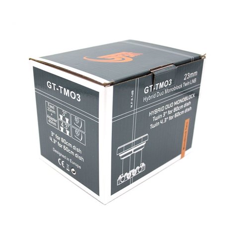 Duo LNB 60 Twin voor Astra 1 en 3 GTSAT