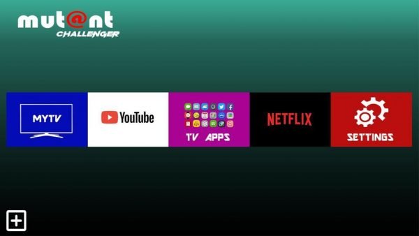 Mutant Challenger 4K 60FPS Android 8.1 tv ontvanger